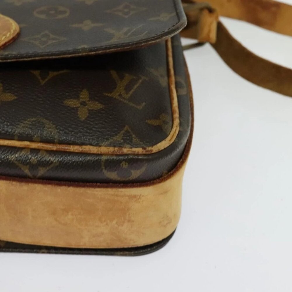 LOUIS VUITTON Monogram Cartouchiere MM Shoulder Bag M51253 LV Auth BA3075 - Picture 4 of 16